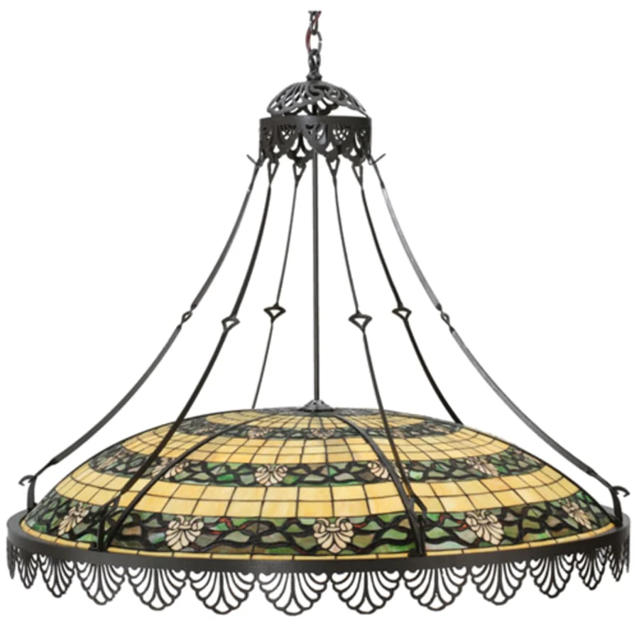 Meyda Tiffany Shell and Ribbon 8 Light 43" Wide Pendant - Image 2