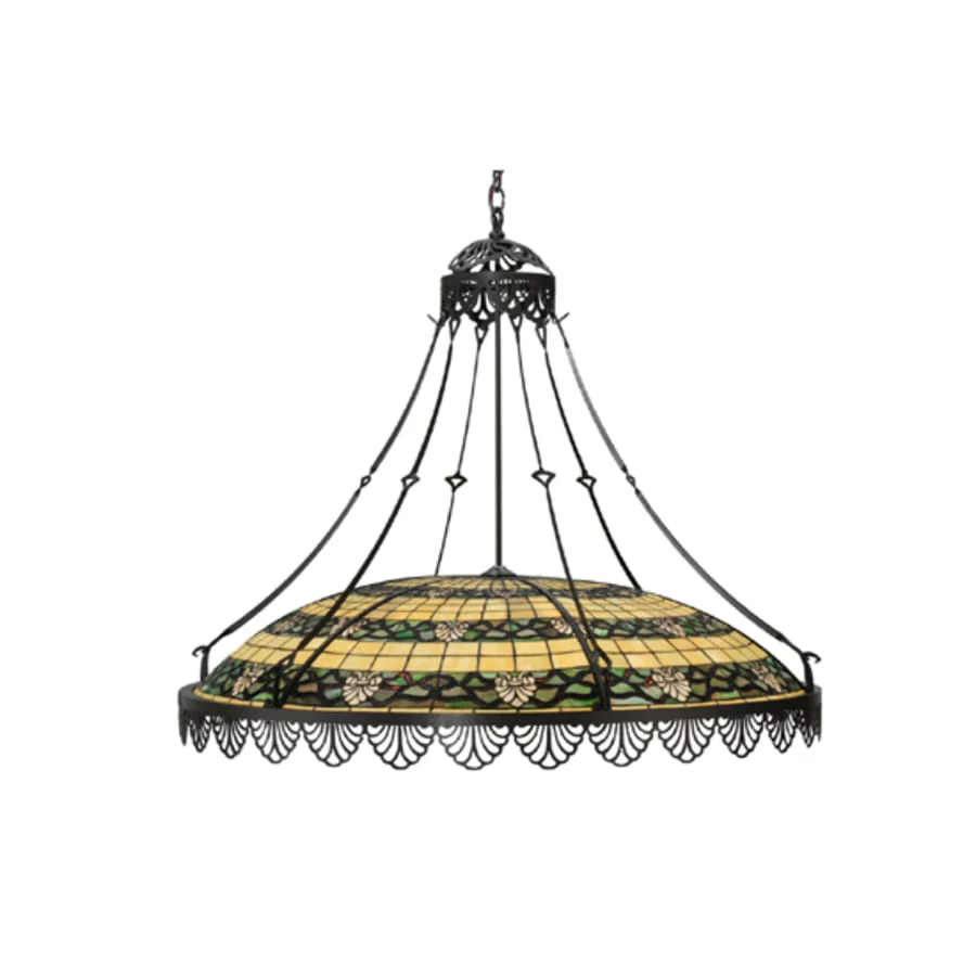 Meyda Tiffany Shell and Ribbon 8 Light 43" Wide Pendant - Image 3