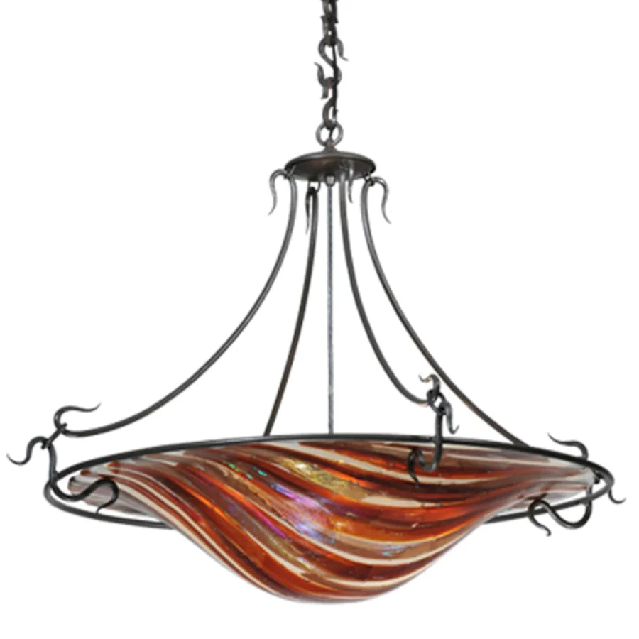 Meyda Tiffany Metro 4 Light 36" Wide Pendant - Image 1