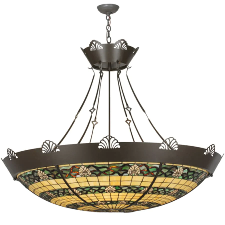 Meyda Tiffany Shell and Ribbon 8 Light 48" Wide Pendant - Image 2
