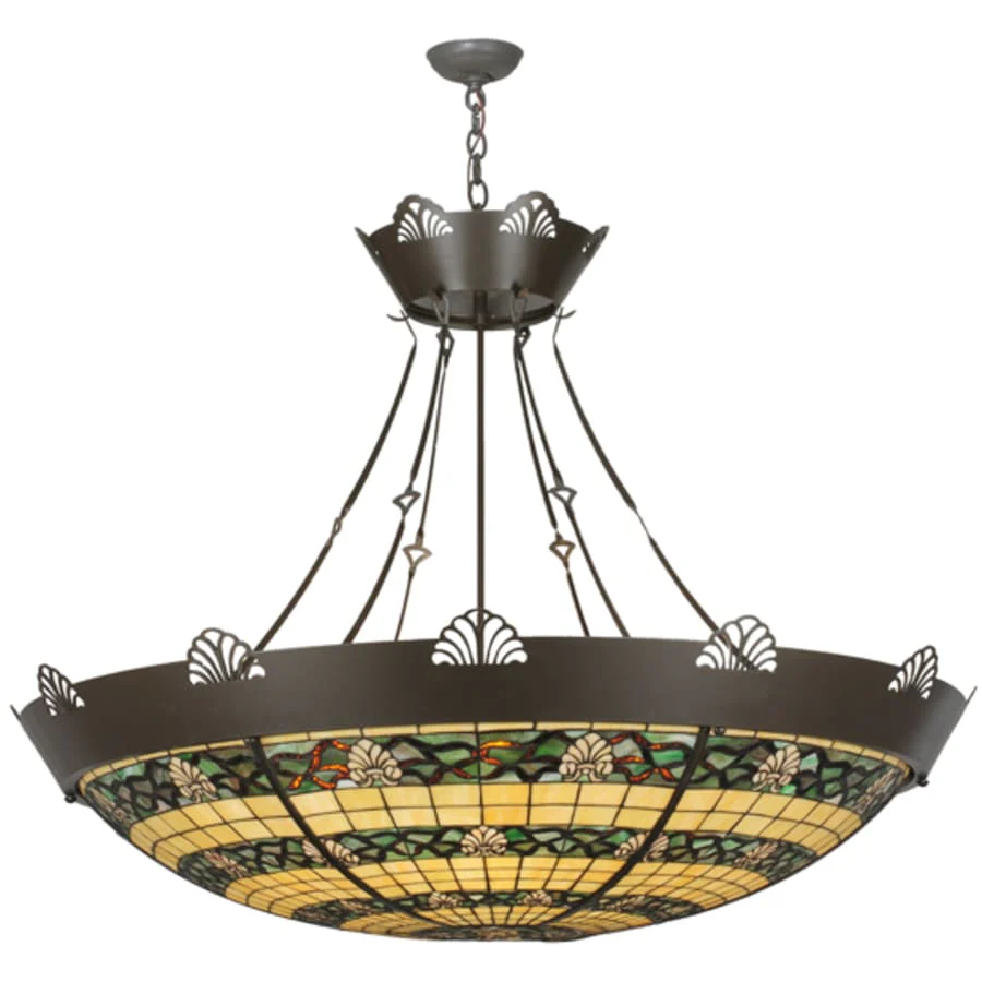 Meyda Tiffany Shell and Ribbon 8 Light 48" Wide Pendant - Image 3