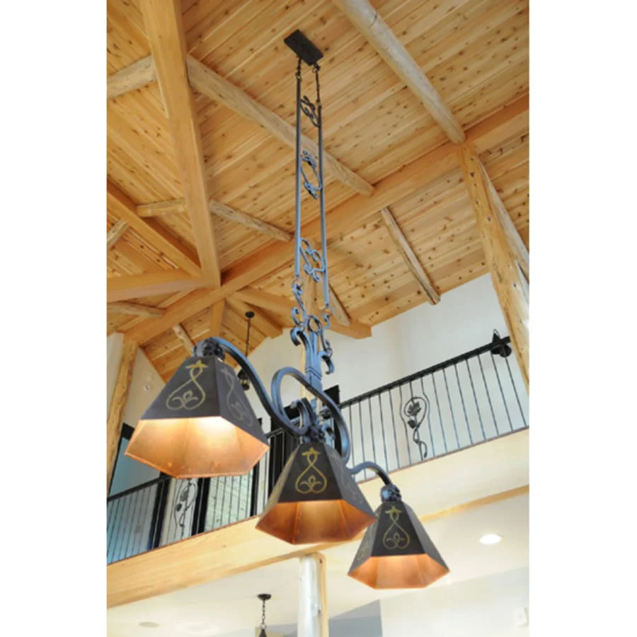 Meyda Tiffany DaCapa 3 Light 64" Wide Linear Pendant - Image 2