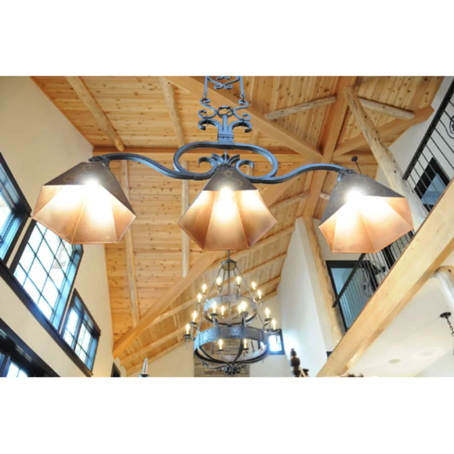 Meyda Tiffany DaCapa 3 Light 64" Wide Linear Pendant - Image 3