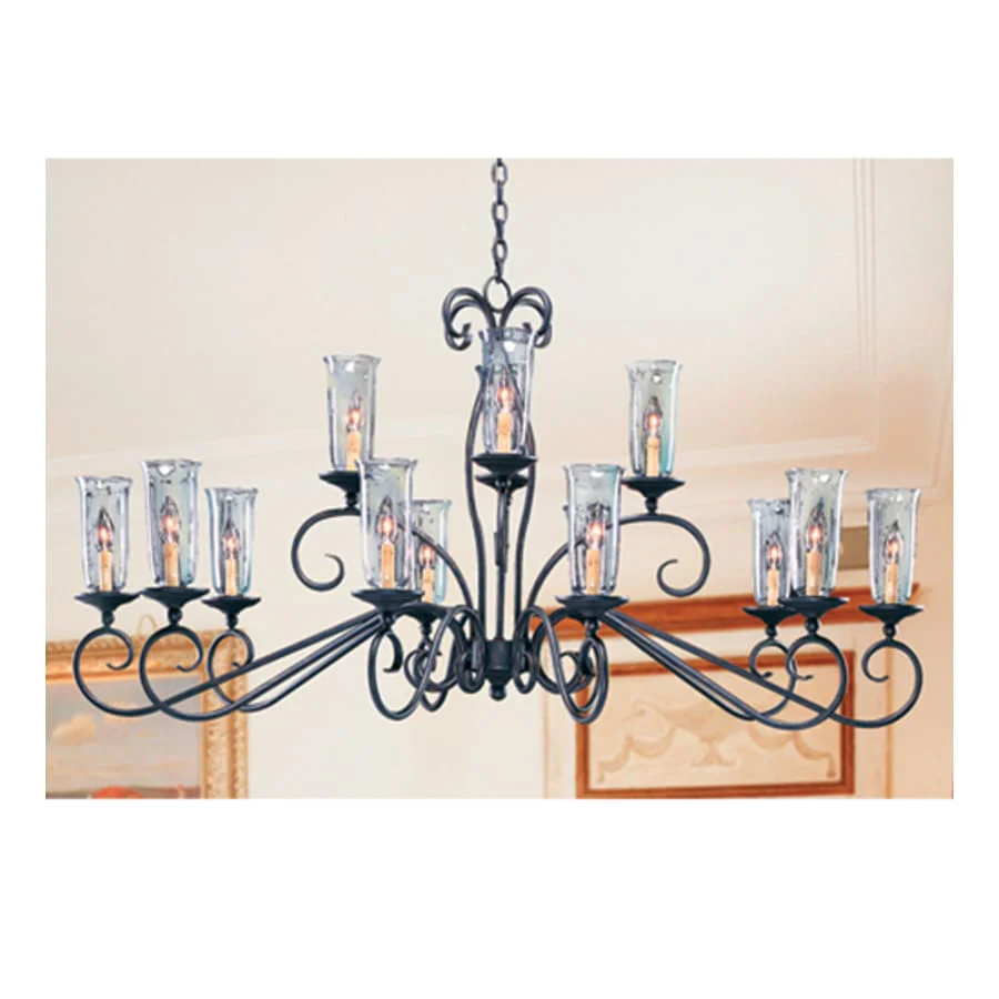 Meyda Tiffany Wallis 14 Light 36″ Wide Taper Candle Style Chandelier