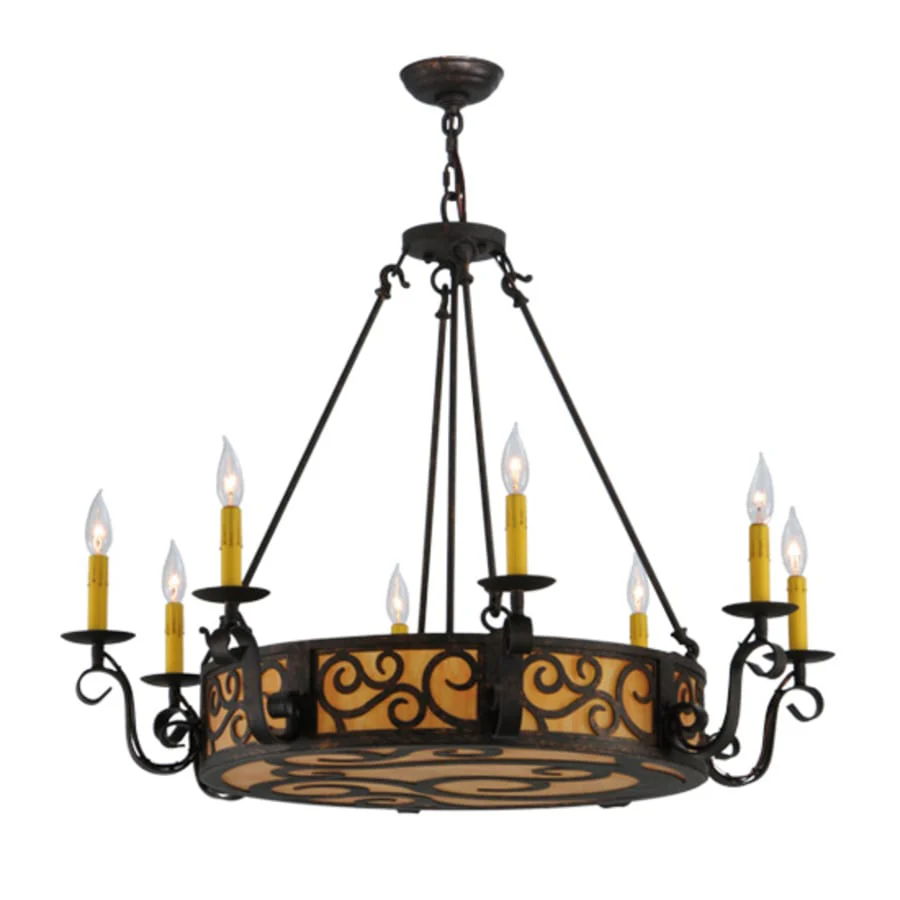 Meyda Tiffany Delano 11 Light 36" Wide Taper Candle Style Chandelier - Image 1