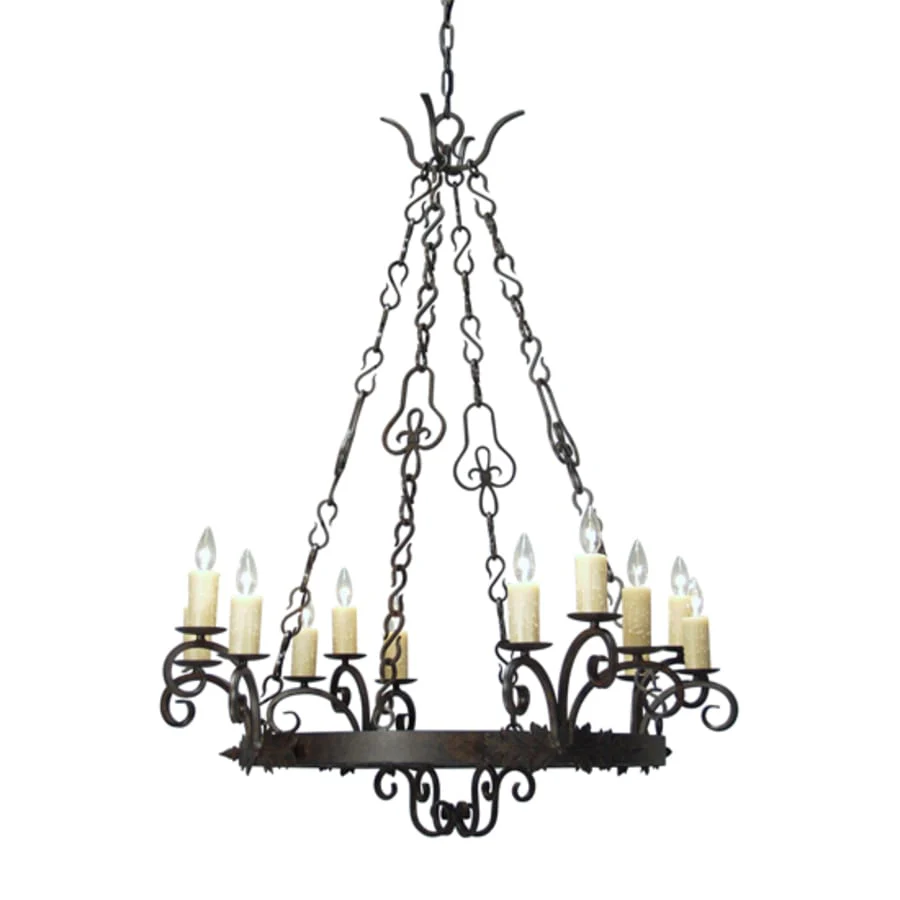 Meyda Tiffany Clarinda 12 Light 42" Wide Taper Candle Style Chandelier - Image 1