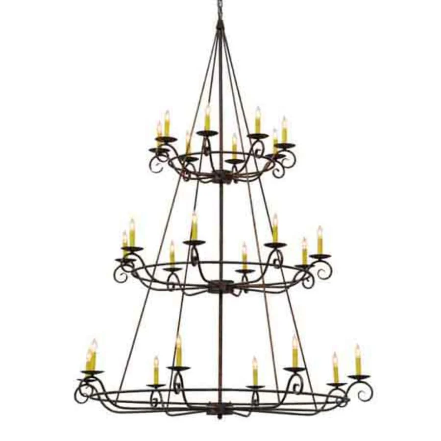 Meyda Tiffany Estrella 24 Light 60″ Wide Taper Candle Style Chandelier