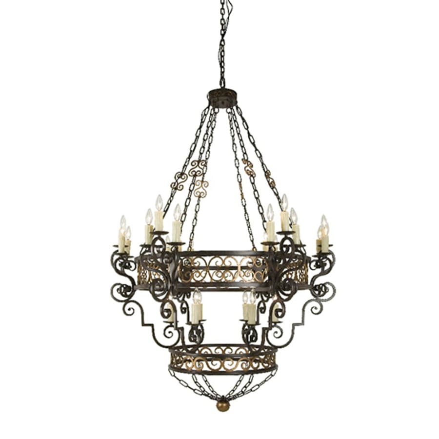 Meyda Tiffany Isabo 24 Light 48″ Wide Taper Candle Style Chandelier
