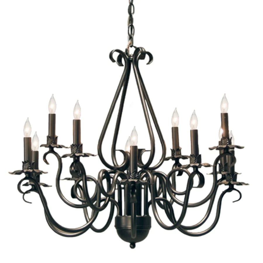 Meyda Tiffany Caleb 12 Light 30" Wide Taper Candle Style Chandelier - Image 1