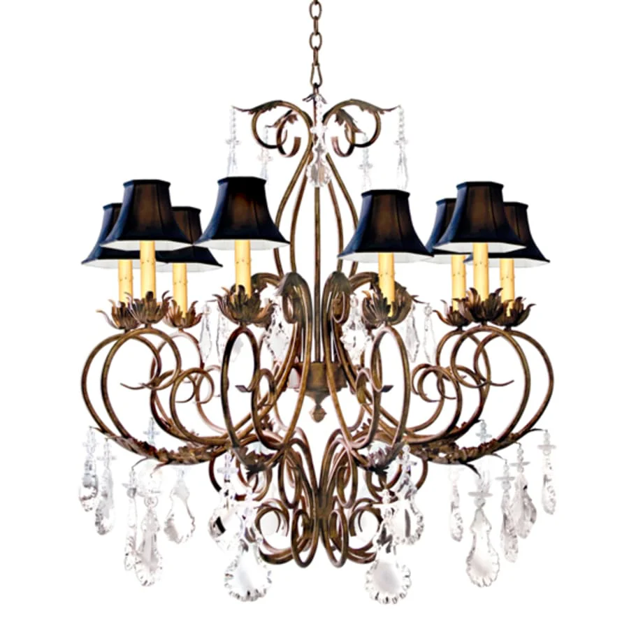 Meyda Tiffany Felicia 10 Light 42" Wide Crystal Chandelier - Image 1