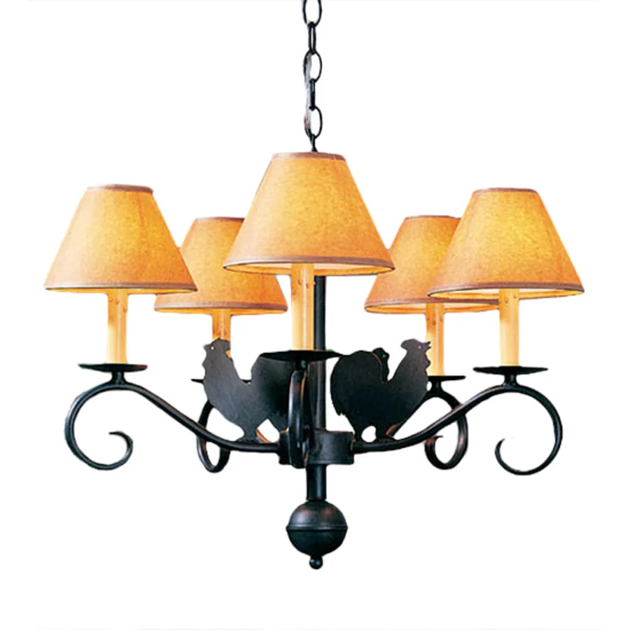 Meyda Tiffany Animal 5 Light 24" Wide Chandelier - Image 1