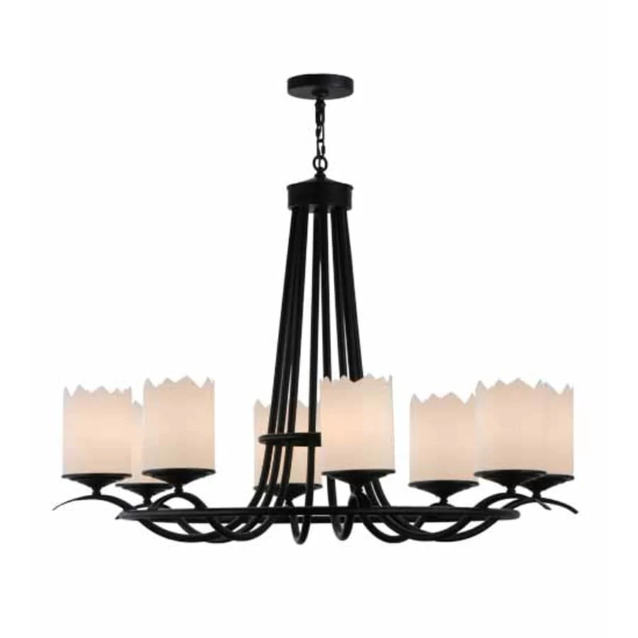 Meyda Tiffany Octavia 8 Light 48" Wide Pillar Candle Style Chandelier - Image 1