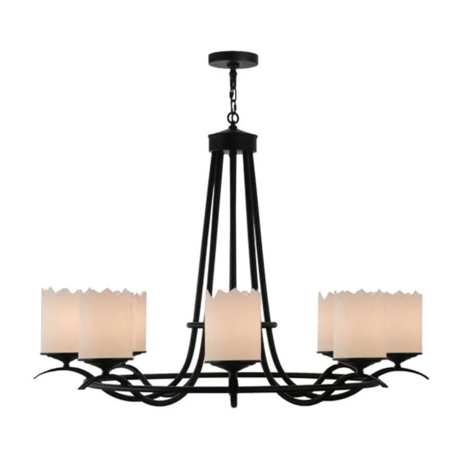 Meyda Tiffany Octavia 8 Light 48" Wide Pillar Candle Style Chandelier - Image 3