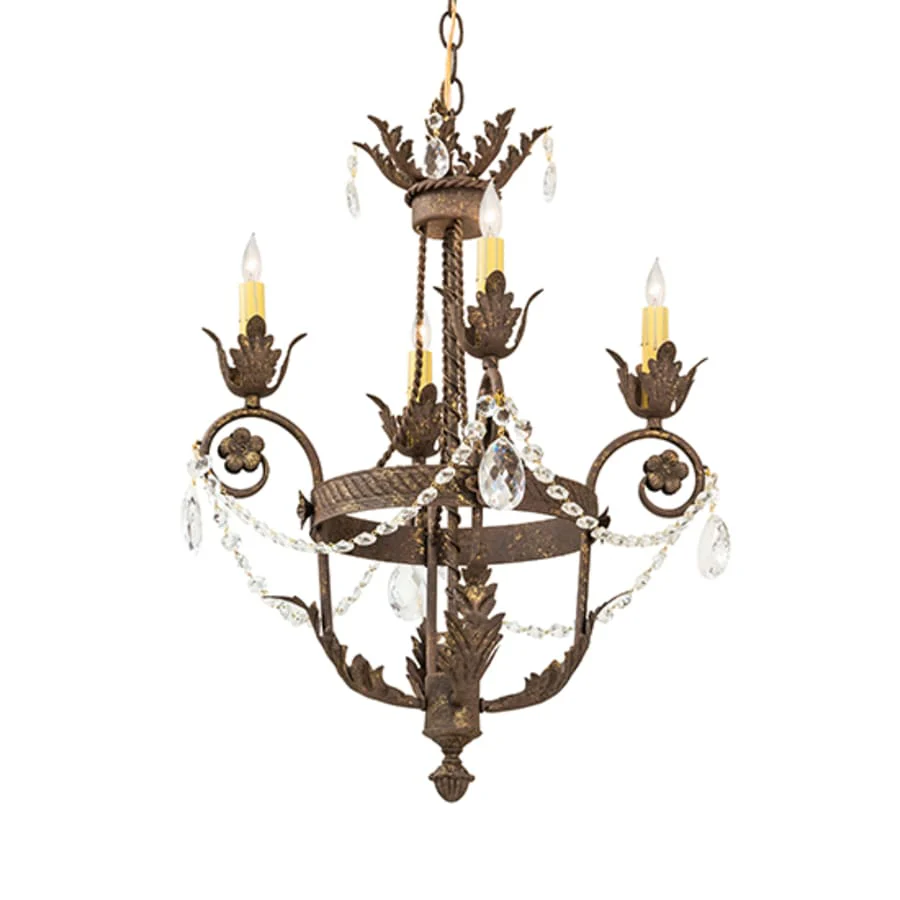 Meyda Tiffany Antonia 4 Light 20" Wide Crystal Candle Style Chandelier - Image 1