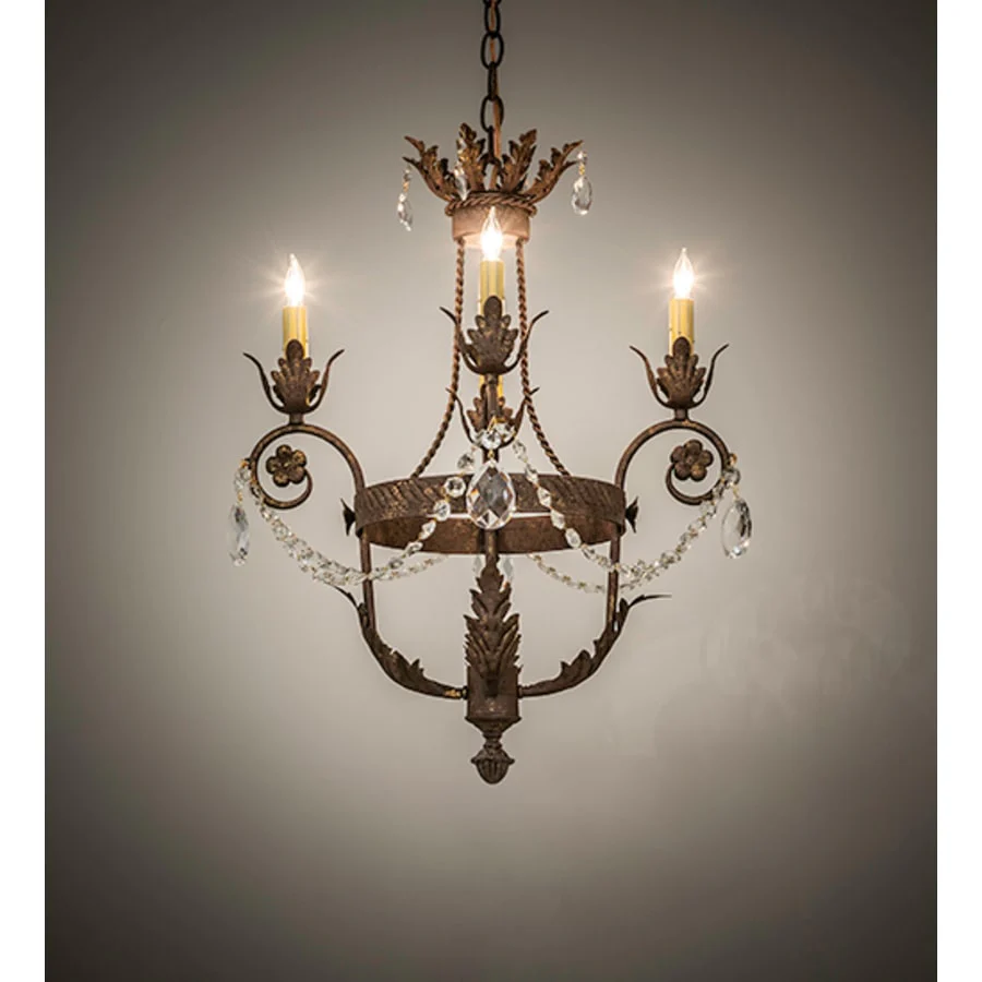 Meyda Tiffany Antonia 4 Light 20" Wide Crystal Candle Style Chandelier - Image 2