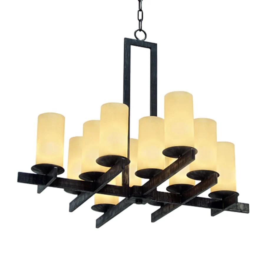 Meyda Tiffany Dante 12 Light 36" Wide Pillar Candle Style Chandelier - Image 1