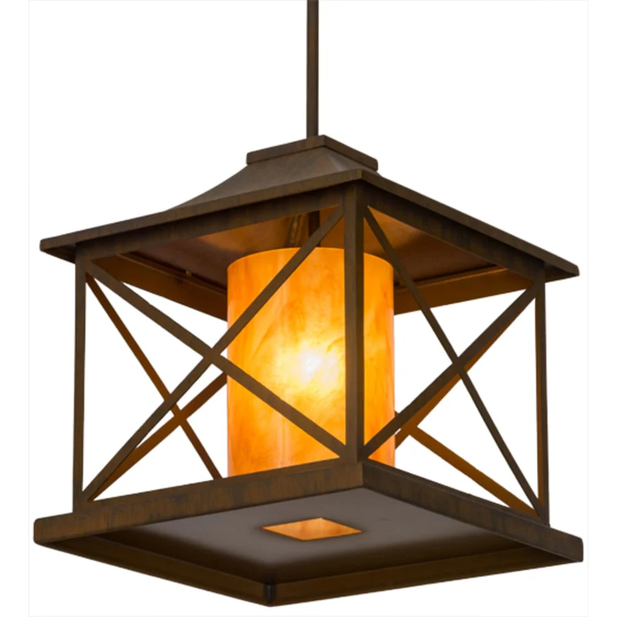 Meyda Tiffany Contemplation 23" Wide Pillar Candle Pendant - Image 2