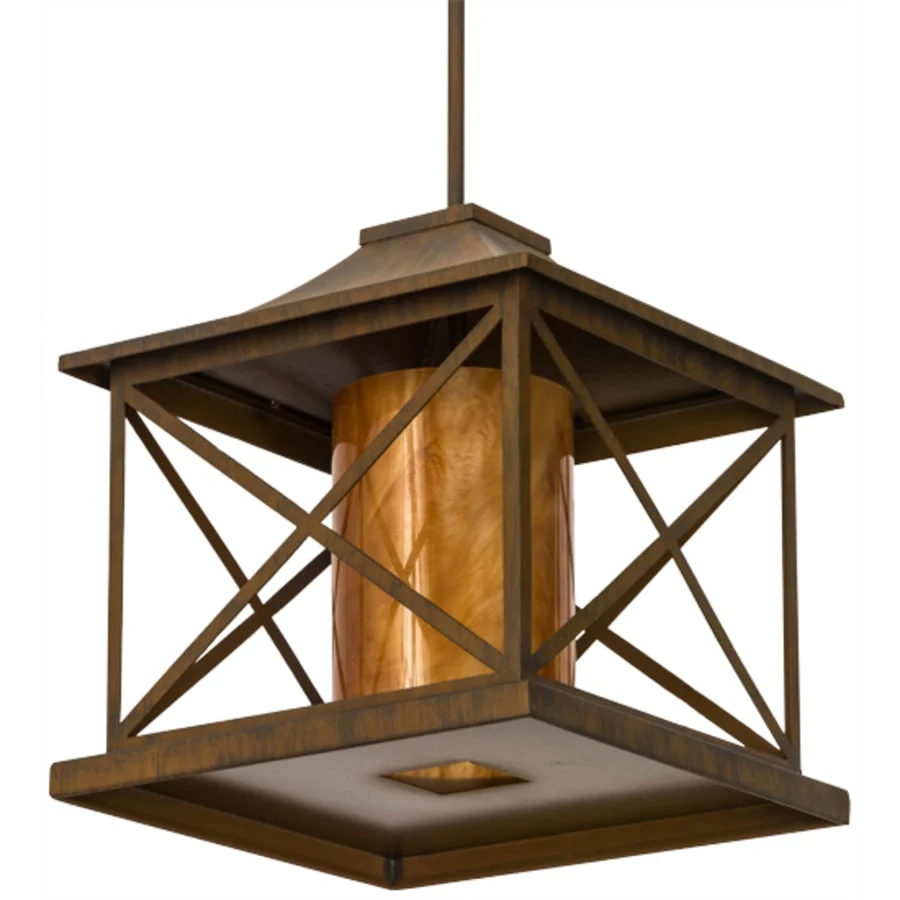 Meyda Tiffany Contemplation 23" Wide Pillar Candle Pendant - Image 3