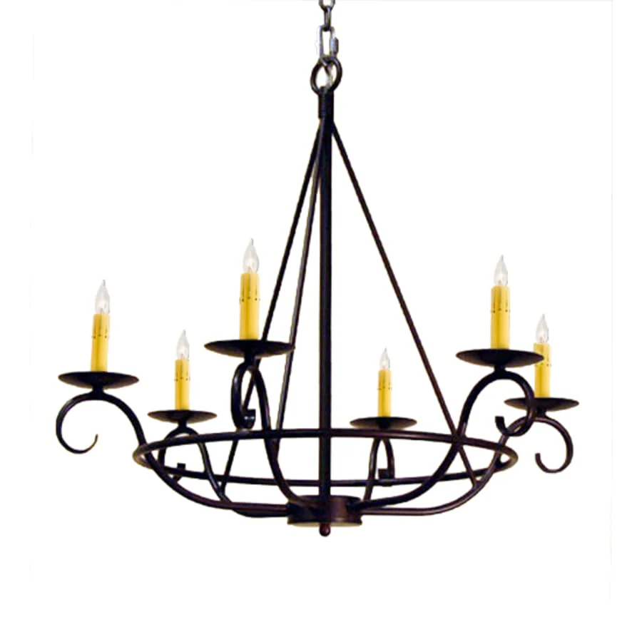 Meyda Tiffany Estrella 6 Light 32" Wide Taper Candle Style Chandelier - Image 1