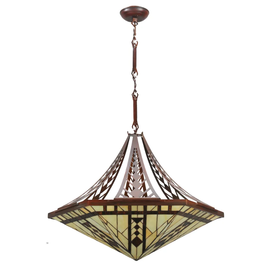 Meyda Tiffany 27" W Sonoma Inverted Pendant - Image 1