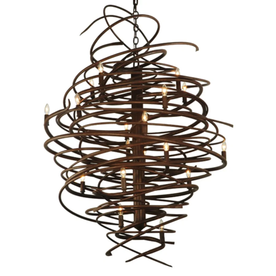 Meyda Tiffany Cyclone 18 Light 36" Wide Taper Candle Style Chandelier - Image 1