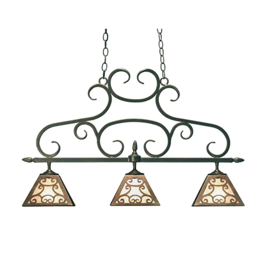 Meyda Tiffany Bandolei 3 Light 36" Wide Linear Pendant - Image 2