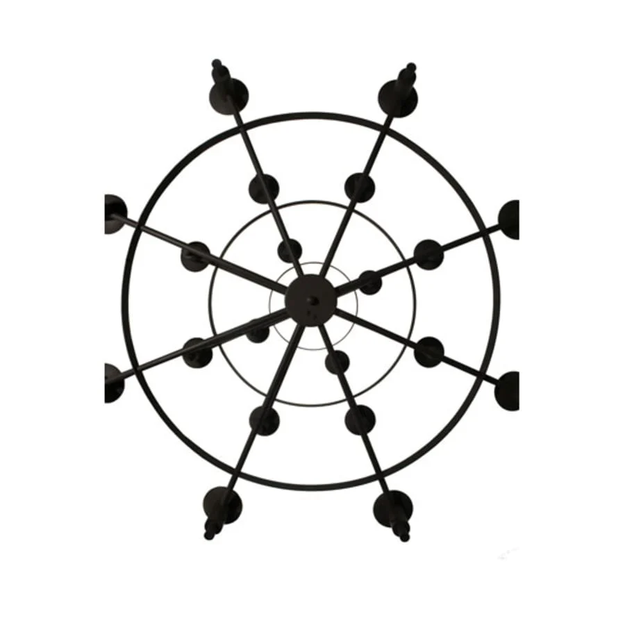 Meyda Tiffany Carella 20 Light 135" Tall Taper Candle Style Chandelier - Dark Roast Finish - Image 3