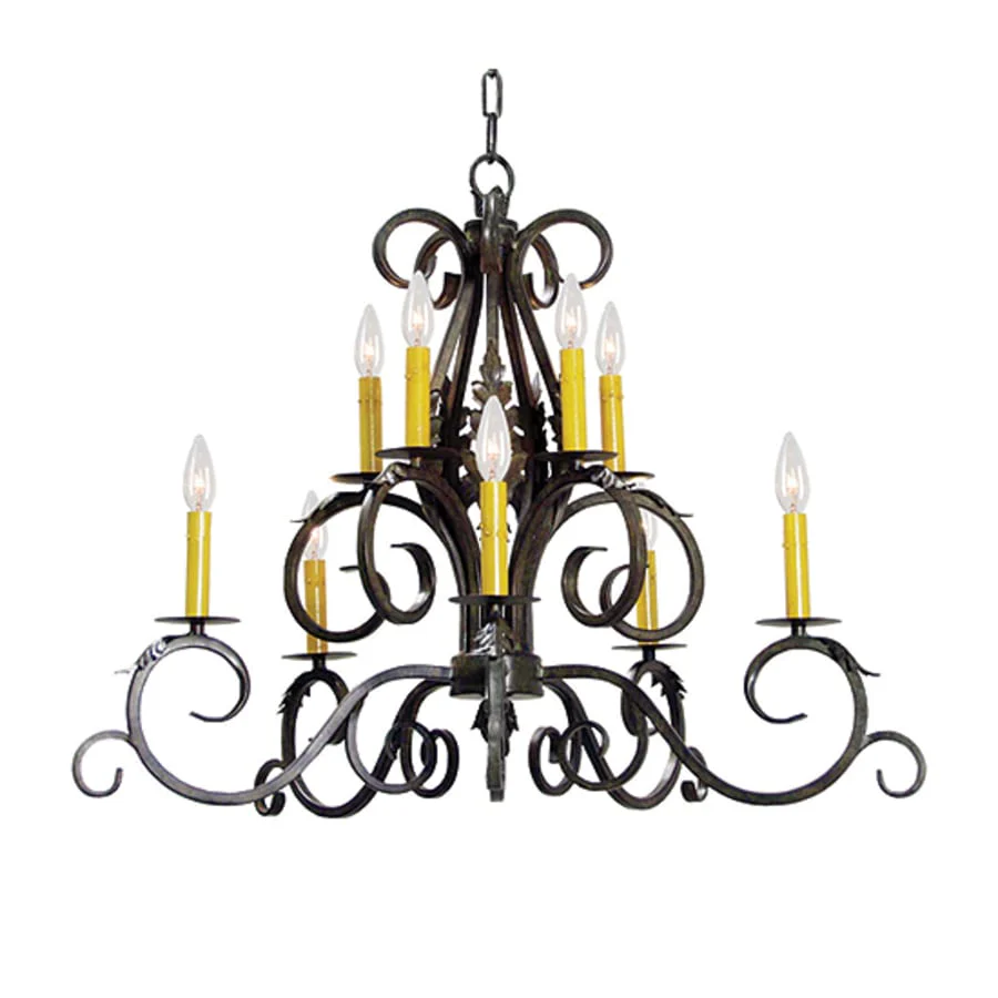 Meyda Tiffany Anassa 10 Light 32" Wide Taper Candle Style Chandelier - Image 1