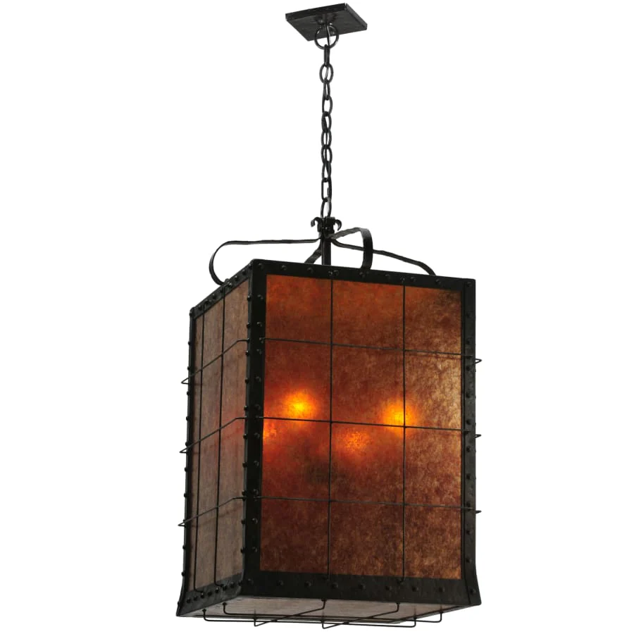 Meyda Tiffany 18" Square Vostok Pendant - Image 1