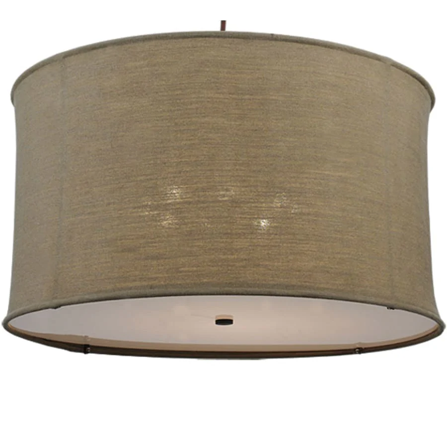 Meyda Tiffany Cilindro Textrene 8 Light 37" Wide Pendant - Image 3