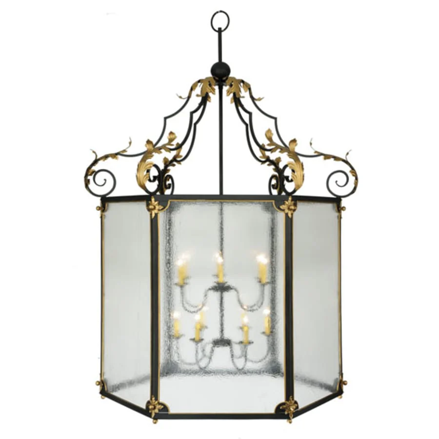 Meyda Tiffany Ganser 12 Light 60" Wide Taper Candle Pendant - Image 3