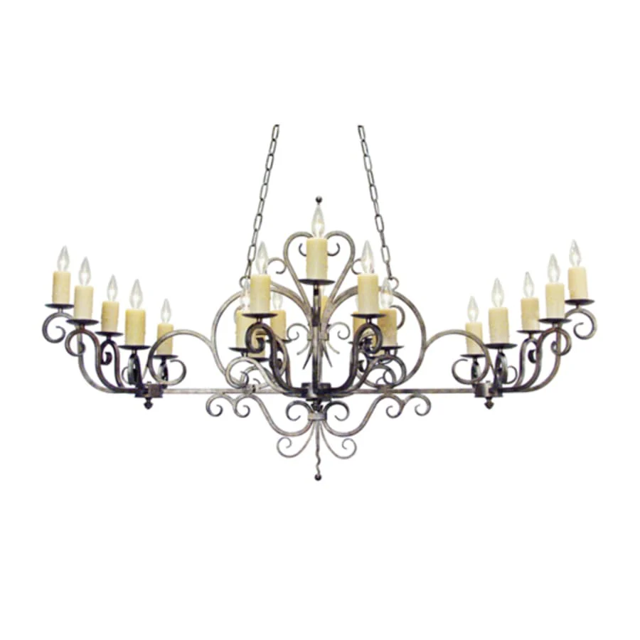 Meyda Tiffany Kean 20 Light 34" Wide Taper Candle Style Chandelier - Image 1