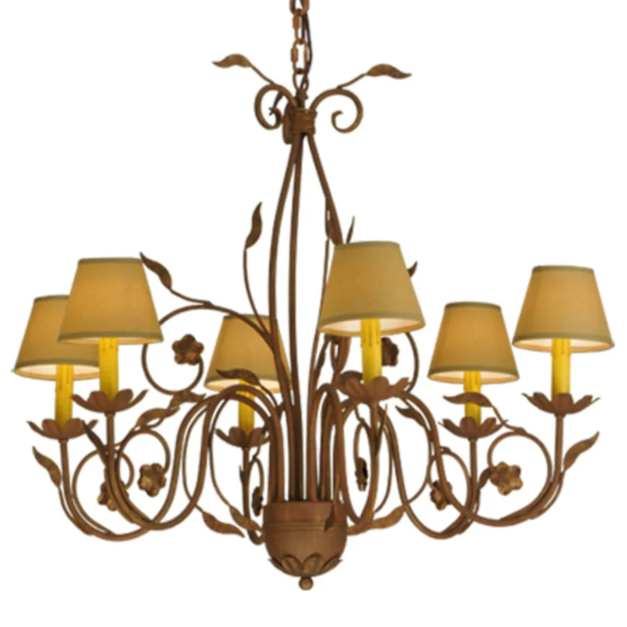 Meyda Tiffany Bordeaux 6 Light 31" Wide Chandelier - Image 1