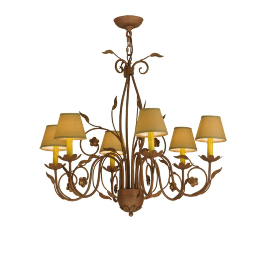 Meyda Tiffany Bordeaux 6 Light 31" Wide Chandelier - Image 3