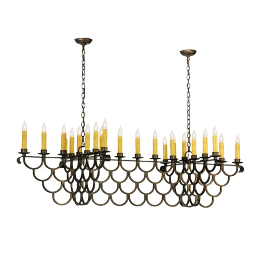 Meyda Tiffany Picadilly 23 Light 32" Wide Taper Candle Style Chandelier - Image 1