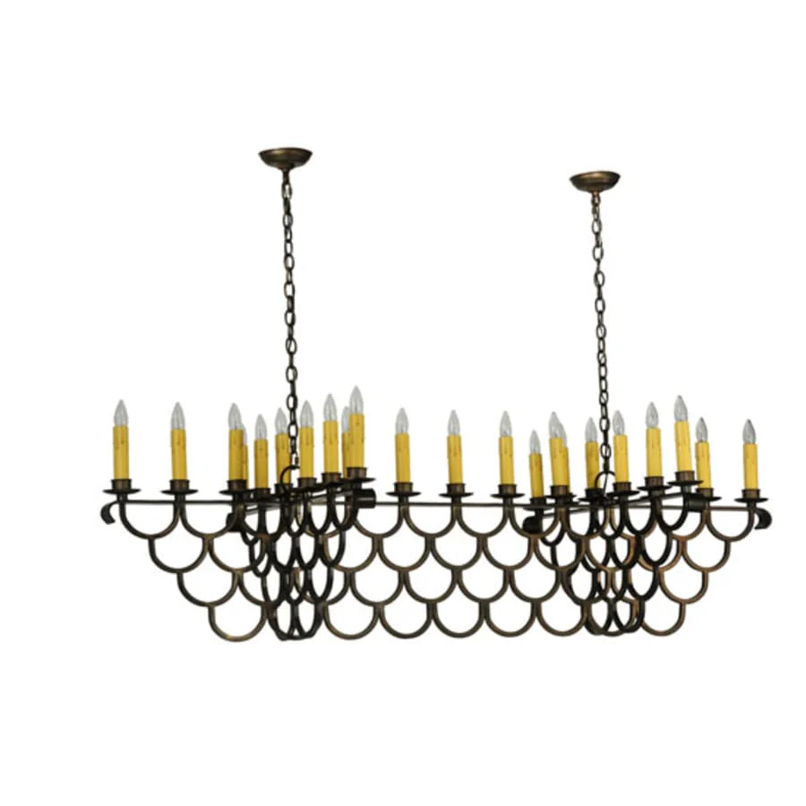 Meyda Tiffany Picadilly 23 Light 32" Wide Taper Candle Style Chandelier - Image 2