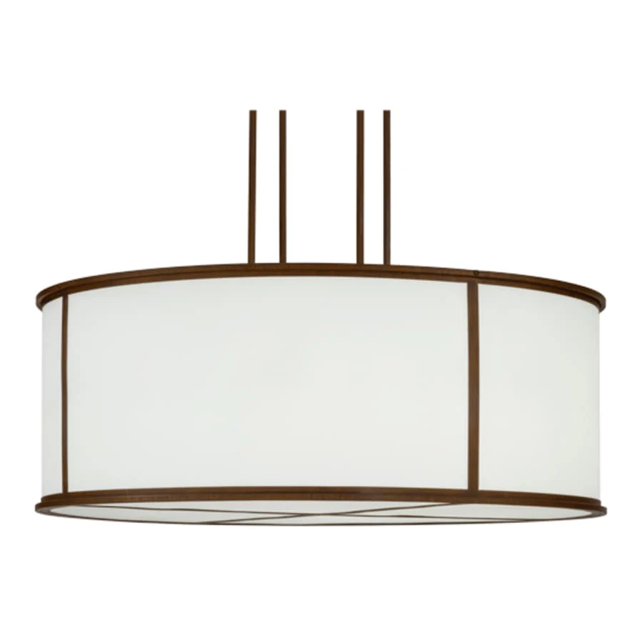 Meyda Tiffany Arcas 10 Light 48" Wide Pendant - Image 1