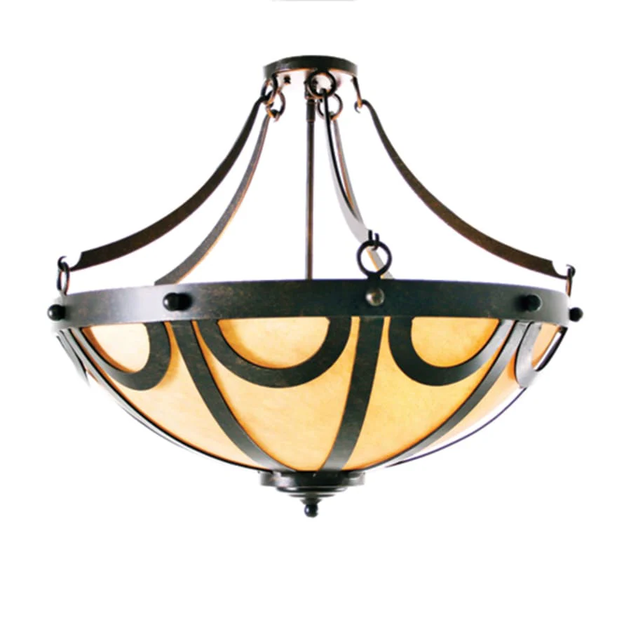 Meyda Tiffany Carousel 3 Light 24" Wide Pendant - Image 1
