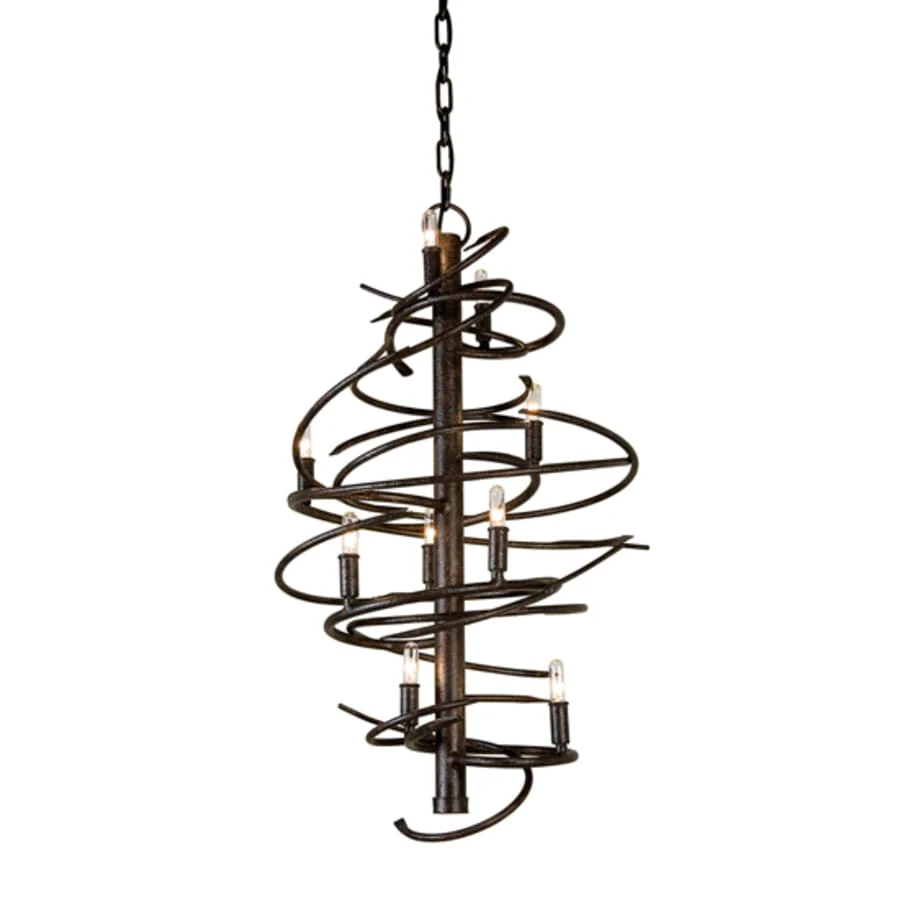 Meyda Tiffany Cyclone 9 Light 18" Wide Taper Candle Style Chandelier - Image 1