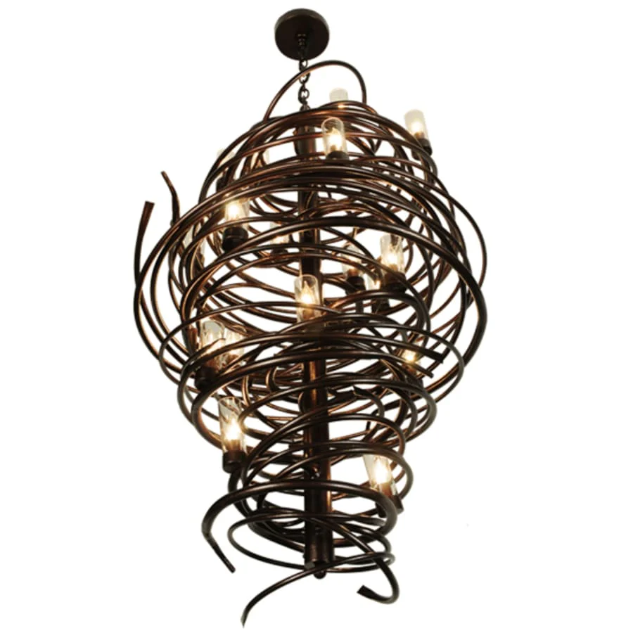 Meyda Tiffany Centric 18 Light 30" Wide Taper Candle Style Chandelier - Image 2