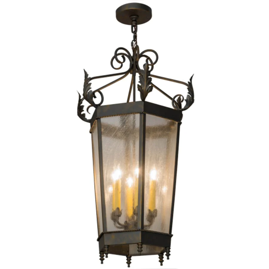 Meyda Tiffany Regency 6 Light 20" Wide Taper Candle Pendant - Image 3
