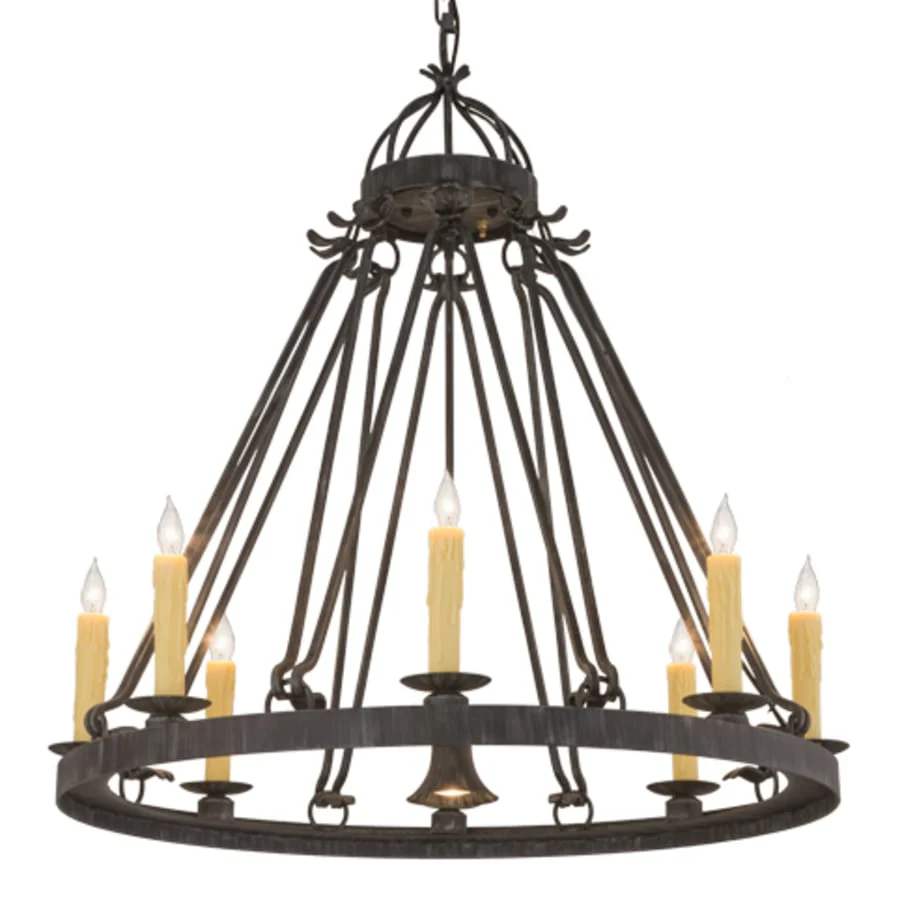 Meyda Tiffany Lakeshore 36" Wide Taper Candle Style Chandelier - Image 1