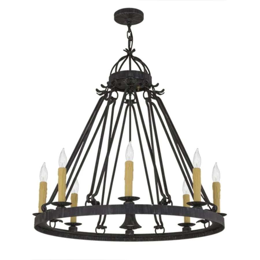 Meyda Tiffany Lakeshore 36" Wide Taper Candle Style Chandelier - Image 2