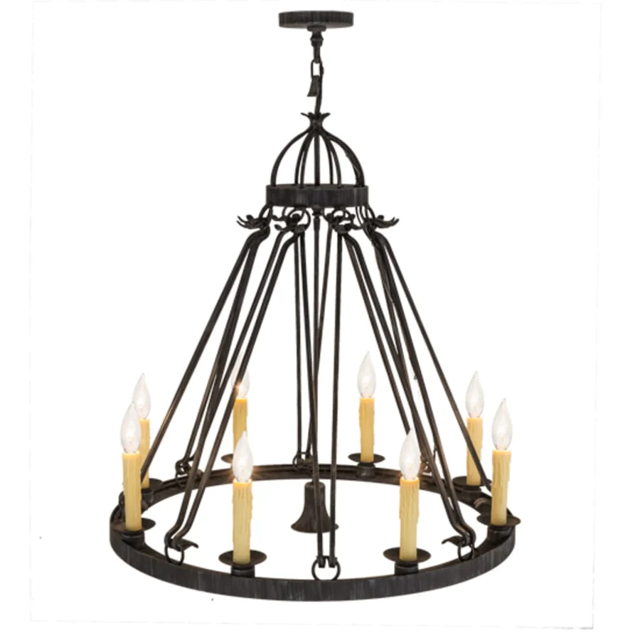 Meyda Tiffany Lakeshore 36" Wide Taper Candle Style Chandelier - Image 3