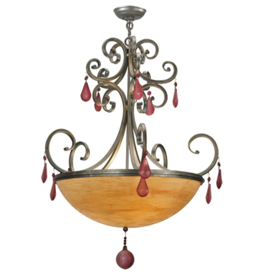 Meyda Tiffany Jeri 4 Light 28" Wide Crystal Pendant - Image 3