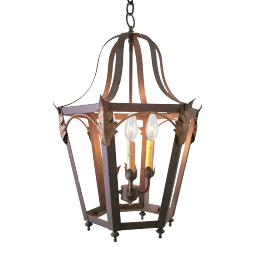 Meyda Tiffany Acacia 4 Light 16" Wide Taper Candle Pendant - Image 1