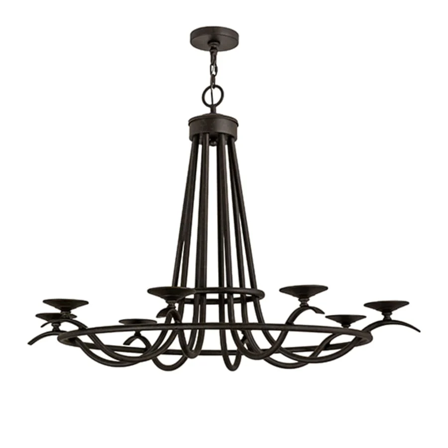 Meyda Tiffany Octavia 8 Light 38" Wide Taper Candle Style Chandelier - Image 3