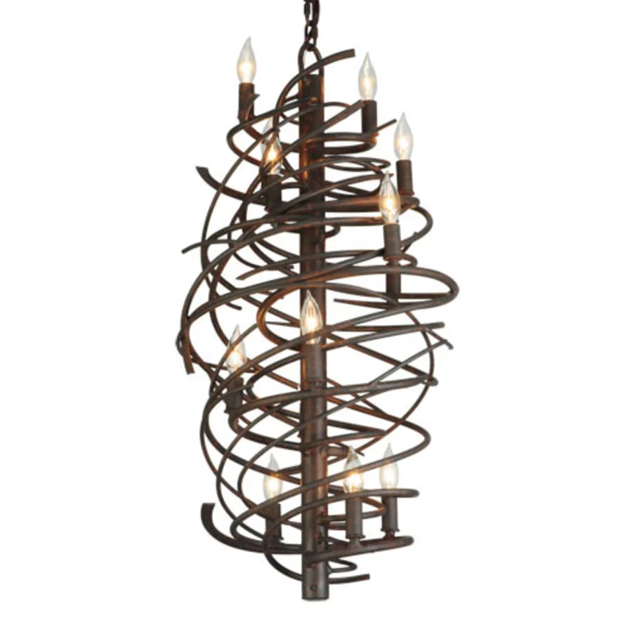 Meyda Tiffany Cyclone 13 Light 24" Wide Taper Candle Style Chandelier - Image 1