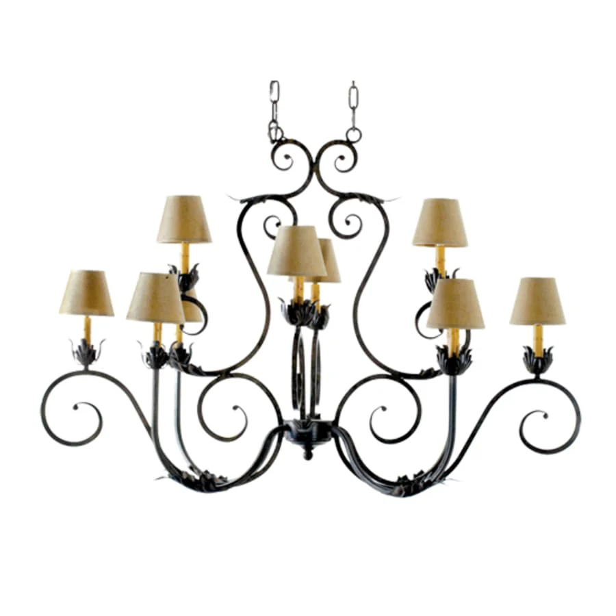 Meyda Tiffany Claire 10 Light 48" Wide Chandelier - Image 1