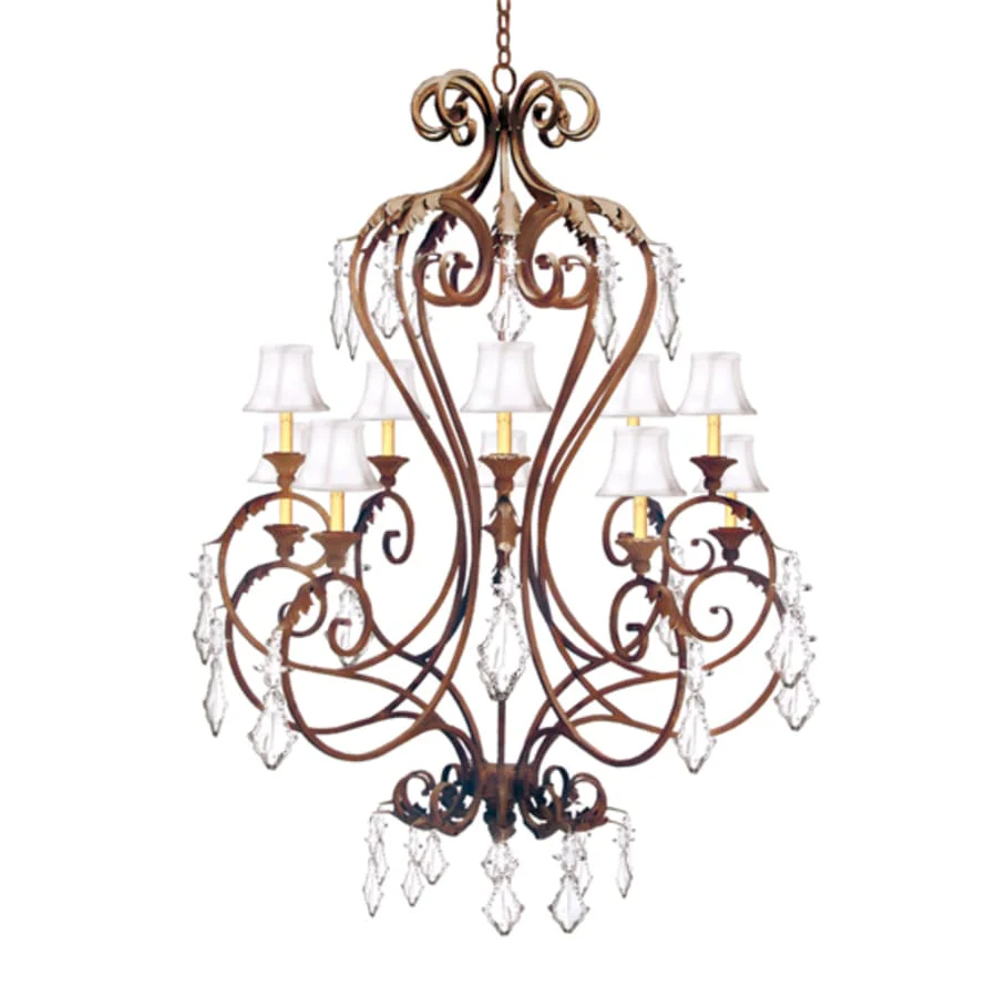 Meyda Tiffany Josephine 10 Light 42" Wide Crystal Chandelier - Image 1
